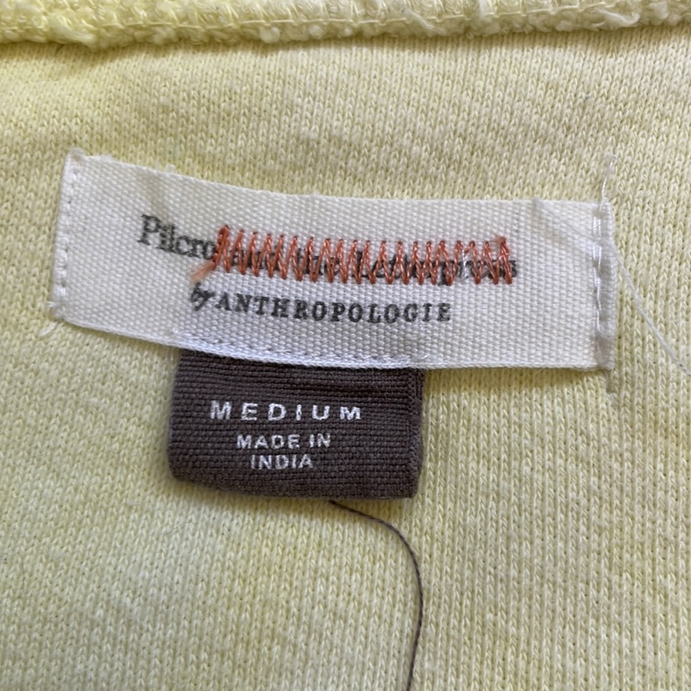 Anthropologie| Pilcro | Elayna Yellow Tie Dye Pullover Jumper Sweatshirt  Medium - Picture 11 of 11
